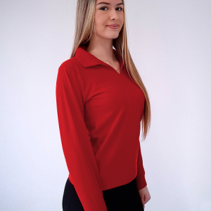 POLO ŽENSKA DUG RUKAV BEZ DUGMIĆA