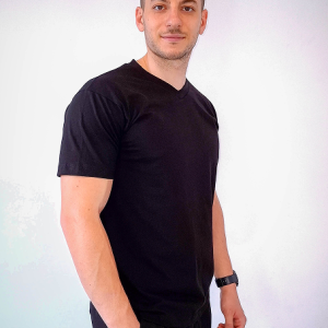 T-SHIRT MAJICA V IZREZ